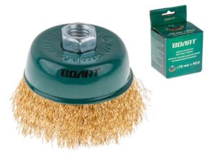 Щетка д/шлиф.маш."чашка" гофр. 75мм ВОЛАТ