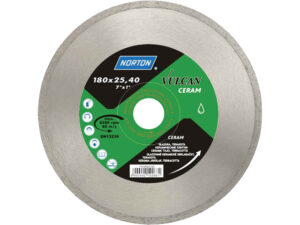 Алмазный круг 200х25.4 мм по керамике сплошн. VULCAN TILE NORTON