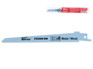 Пилка сабельная по дереву с гвоздями S150WM (1 шт.) WORTEX быстрорежущая сталь