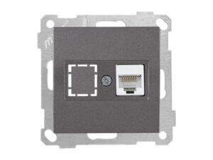 Розетка компьютерная 1xRJ45 (Cat5e