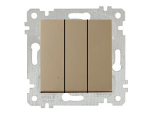 Выключатель 3-клав. (скрытый