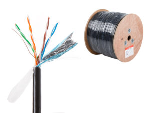 Кабель витая пара F/UTP Cat5E 4х2х24AWG (0.51мм) 305м