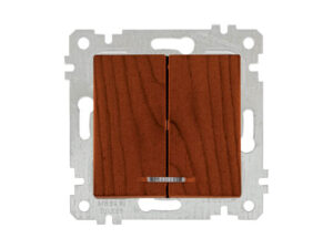 Выключатель 2-клав. (с подсветкой