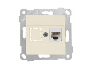 Розетка компьютерная 1xRJ45 (Cat5e