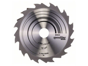 Диск пильный 190х30 мм 12 зуб. по дереву SPEEDLINE WOOD BOSCH