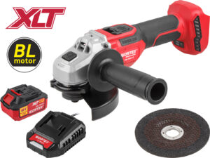 Аккум. углошлифмашина WORTEX CAG 1812-2 E в кор. XLT SET БЕСЩЕТ.